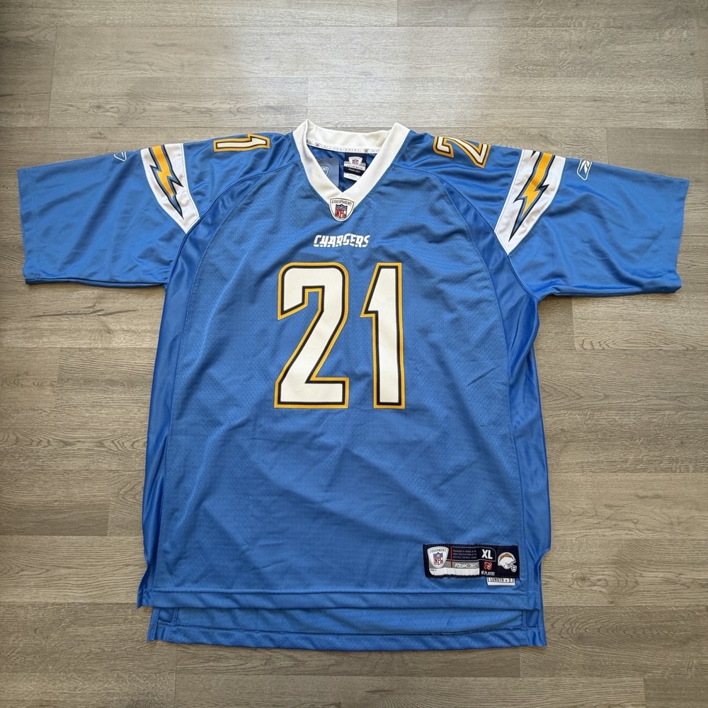 Reebok Authentic LaDainian Tomlinson Chargers Jersey XL +2 NWT Powder Blue #21